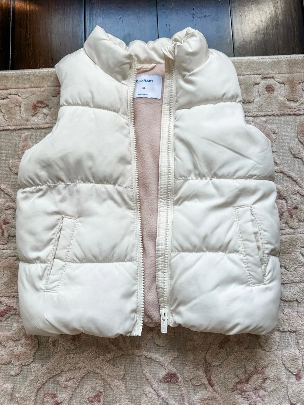 Fleece Lined Puffer Vest 5T